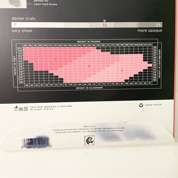 HUE So Sexy Sheer Toeless Sheers with Lace Panty Lot of 3 Size 3 - Picture 7 of 13